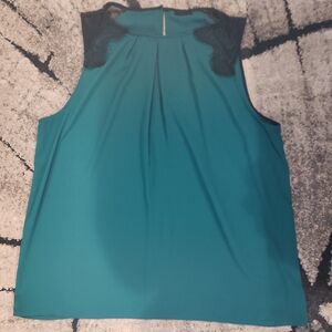 Mossimo Green Sleeveless Women's Top